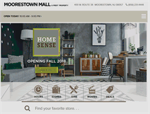 Tablet Screenshot of moorestown-mall.com